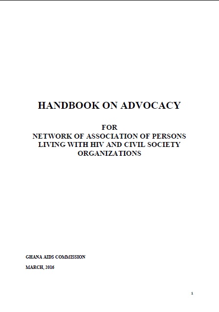 Handbook on Advocacy for NAP+ & CSOs